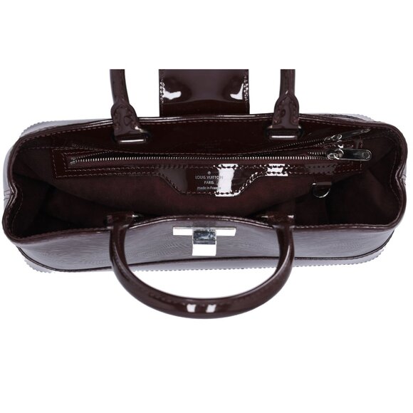 Louis Vuitton Mirabeau PM Epi Electric Handbag M40454 Prunnu Burgundy - Picture 8 of 8